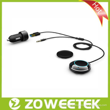 Purple Car Charger Kit for Listening Music and Answering Phone Calls (ZW-HB01)